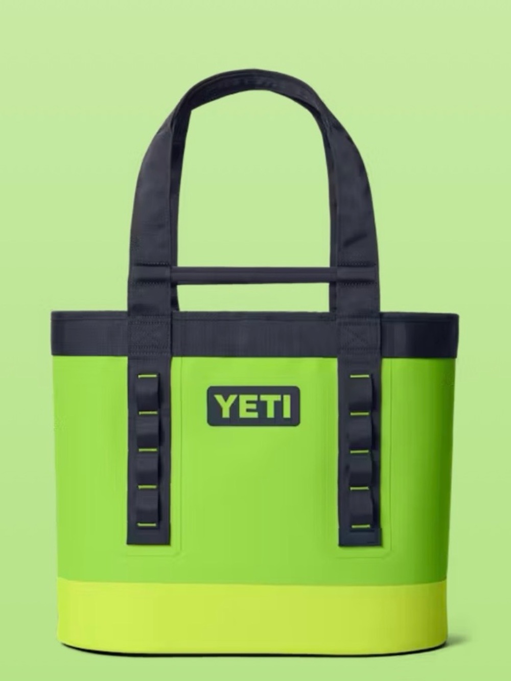 YETI Neon Lime and Black Tote
